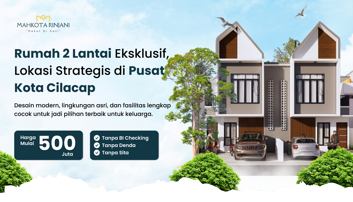 Rumah 2 Lantai di Pusat Kota Cilacap